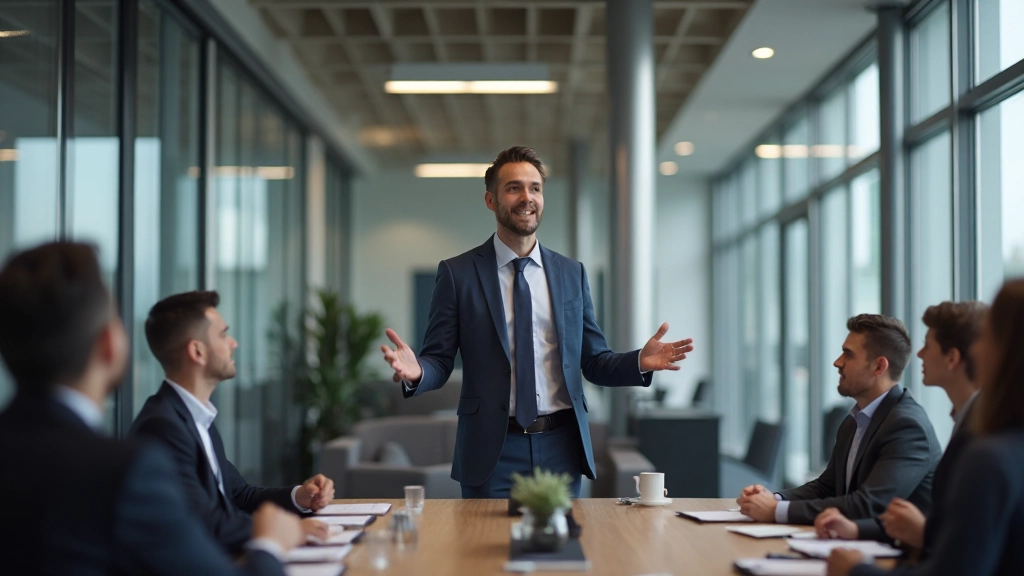 Zakelijke presentatie training